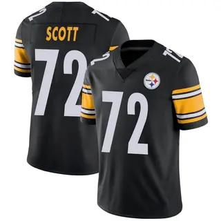 Limited Youth Trent Scott Pittsburgh Steelers Nike Team Color Vapor Untouchable Jersey - Black