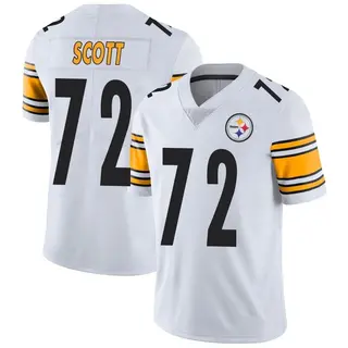 Limited Youth Trent Scott Pittsburgh Steelers Nike Vapor Untouchable Jersey - White