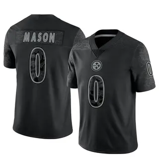 Limited Youth Trevon Mason Pittsburgh Steelers Nike Reflective Jersey - Black