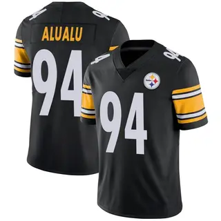 Limited Youth Tyson Alualu Pittsburgh Steelers Nike Team Color Vapor Untouchable Jersey - Black