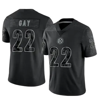 Limited Youth William Gay Pittsburgh Steelers Nike Reflective Jersey - Black