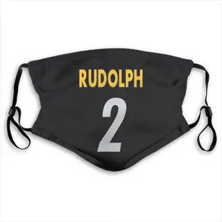 Mason Rudolph Pittsburgh Steelers Washabl & Reusable Face Mask - Black