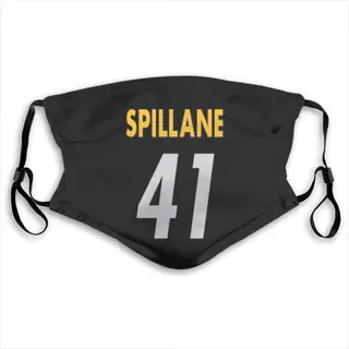 Robert Spillane Pittsburgh Steelers Washabl & Reusable Face Mask - Black