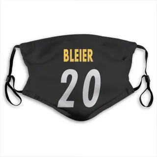 Rocky Bleier Pittsburgh Steelers Washabl & Reusable Face Mask - Black