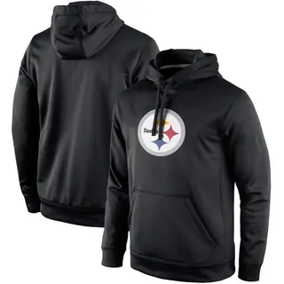 Men's Pittsburgh Steelers Nike Circuit Logo Essential Performance Pullover Hoodie - Black